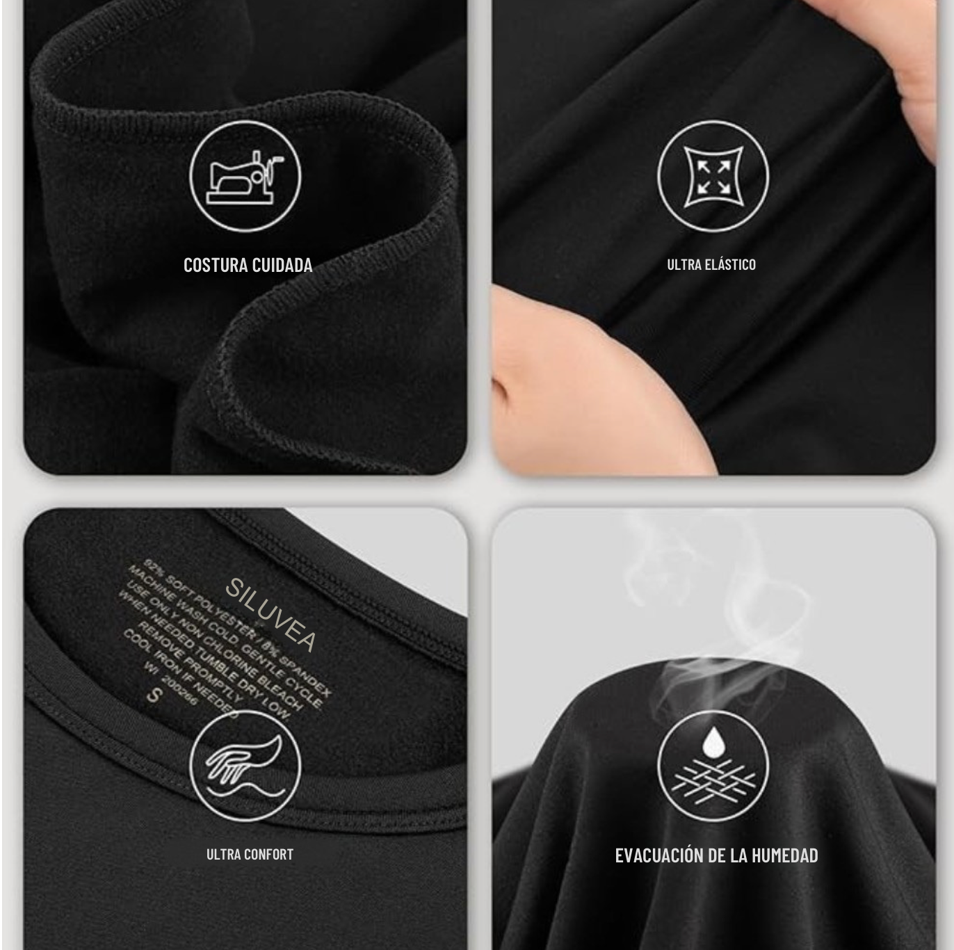 Conjunto de ropa interior térmica